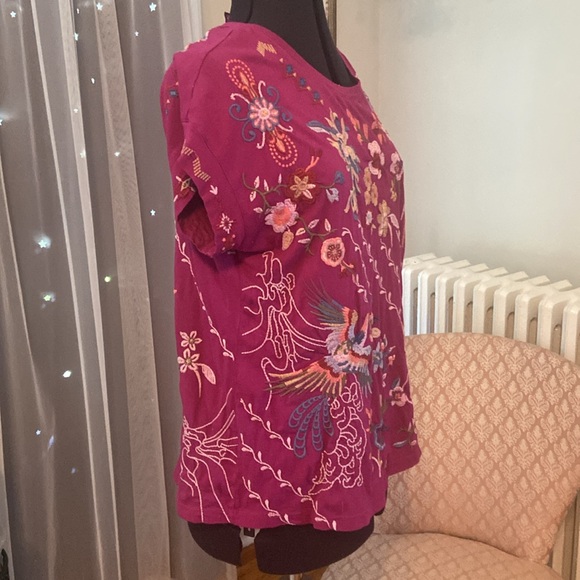 Johnny Was Embroidered Shirt - Picture 4 of 7